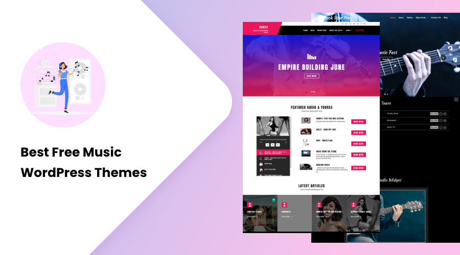 Best Free Music WordPress Themes