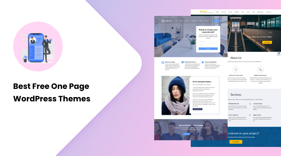 Best Free One Page WordPress Themes