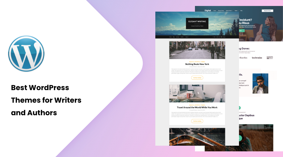 Best WordPress Themes for Writers and Authors