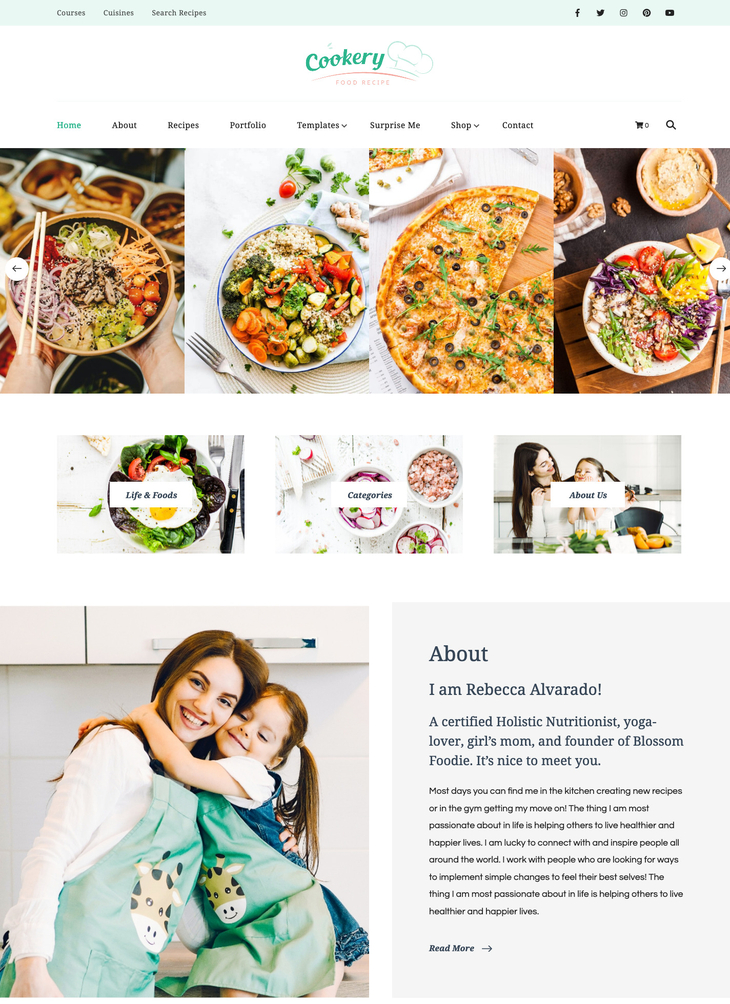 Cookery Lite WordPress Theme