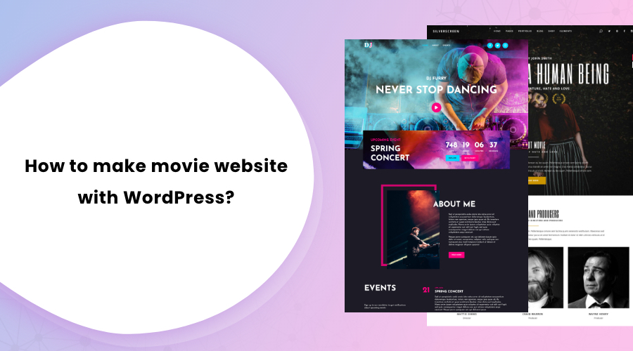 How to make movie website with WordPress