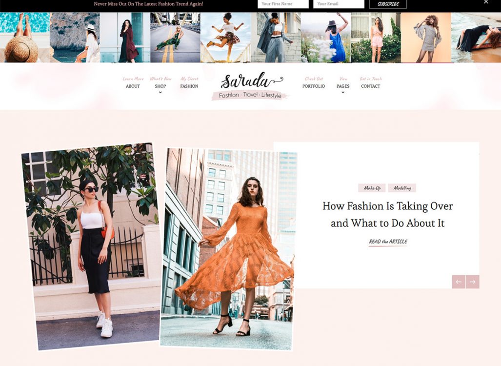 Sarada WordPress Theme