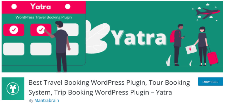Yatra Trip Booking WordPress Plugin