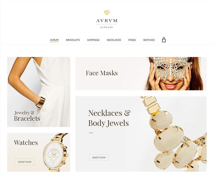 Aurum Jewelry WordPress Theme