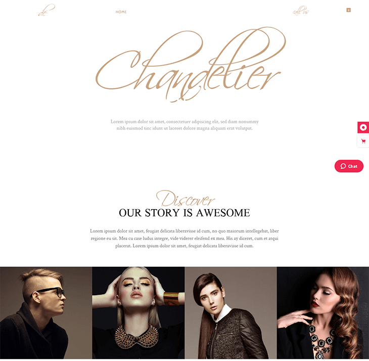 Chandelier WordPress theme