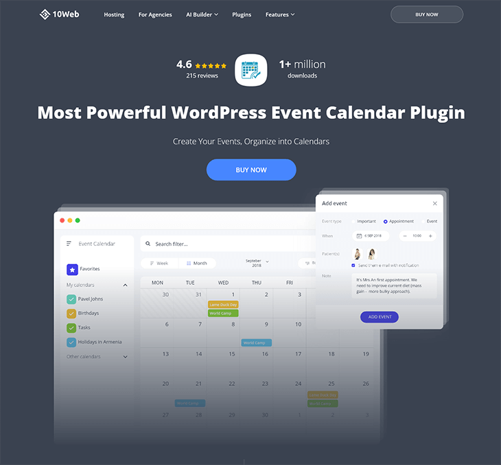 Event Calendar WD WordPress Plugin