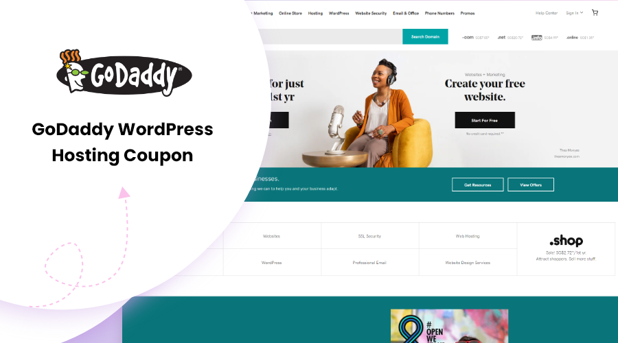 Godaddy WordPress hosting Coupon