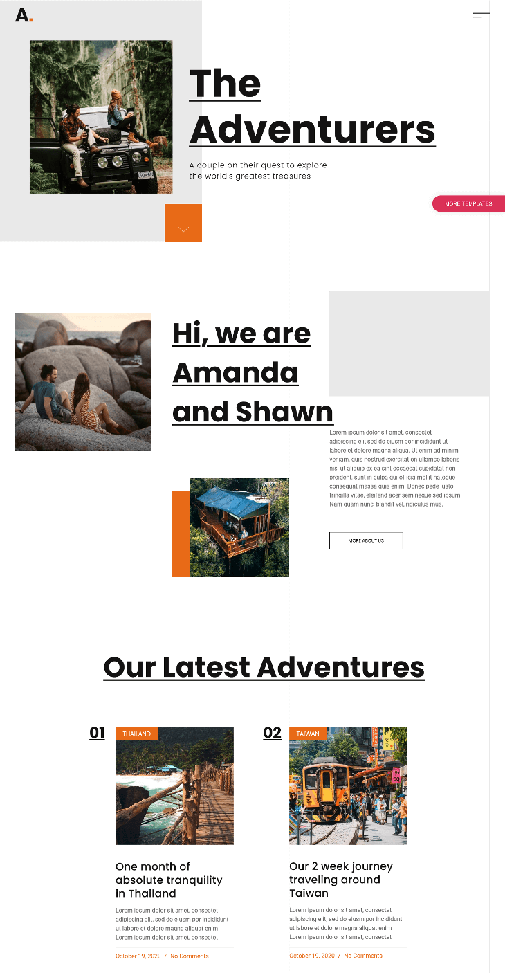 Hello Travel WordPress Theme