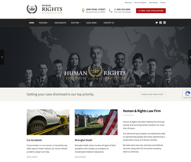 HumanRights WordPress Theme