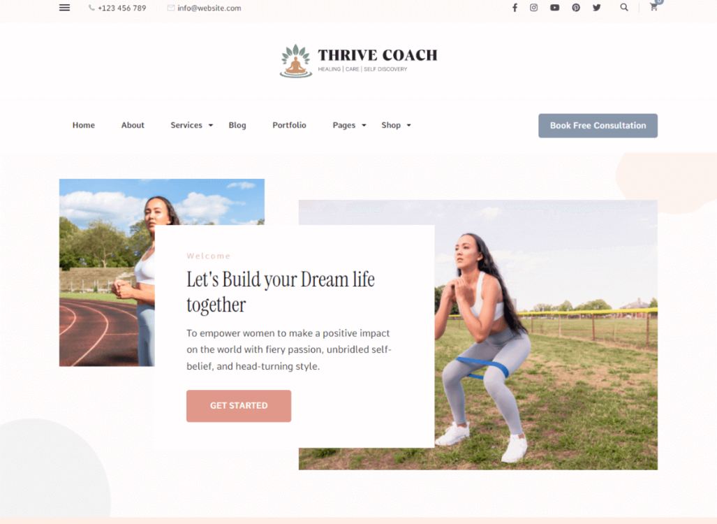 Thrive Coach Theme